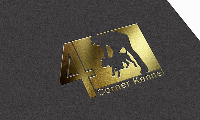 design stunning 3d silver and gold with premium logo mockup