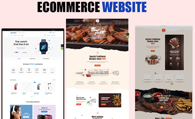 build wordpress website ecommerce website online store