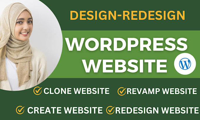 design, redesign, revamp or clone wordpress website or blog