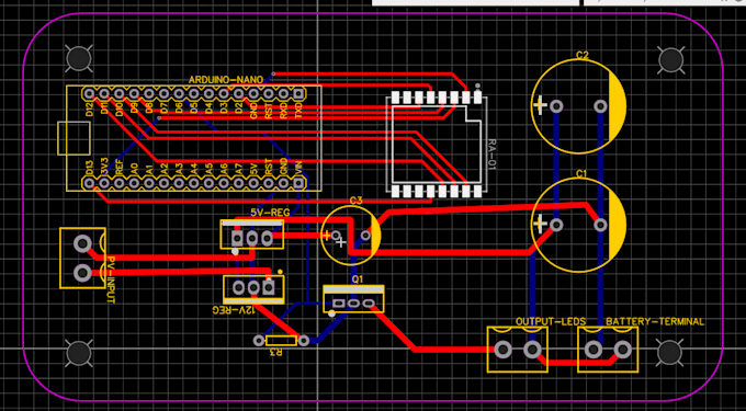 Design circuit schematic and pcb in easyeda and proteus by Khawaja ...