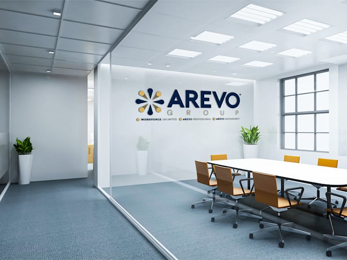 make virtual meetings office backgrounds with your logo