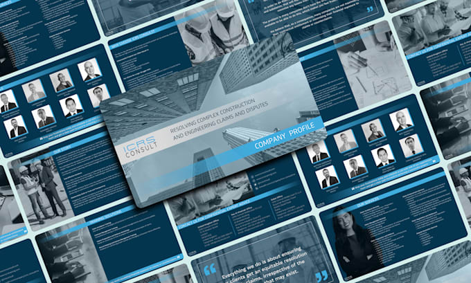 write and design a company profile, business flyer, trifold or bifold brochure