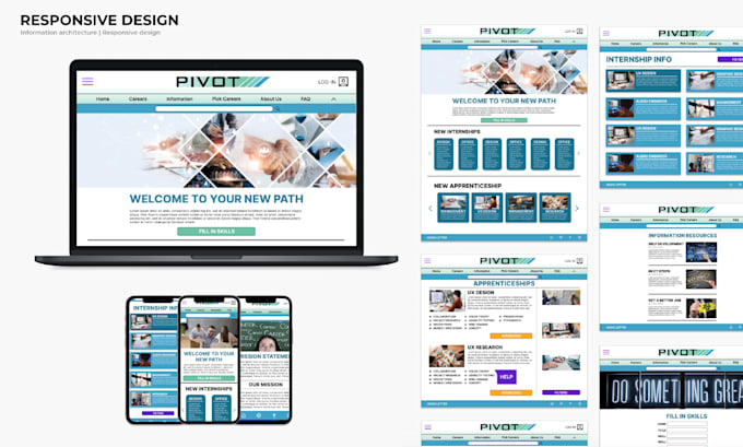 create a UX design mock ups