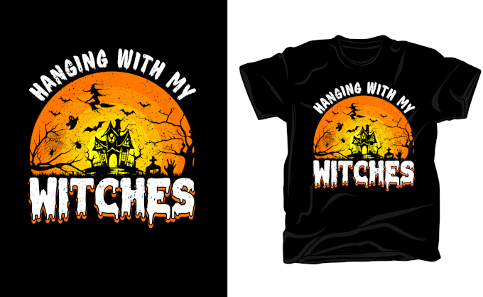 create halloween t shirt designs for various pod redbubble, teespring, etsy