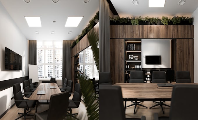 do interior design and realistic 3d rendering