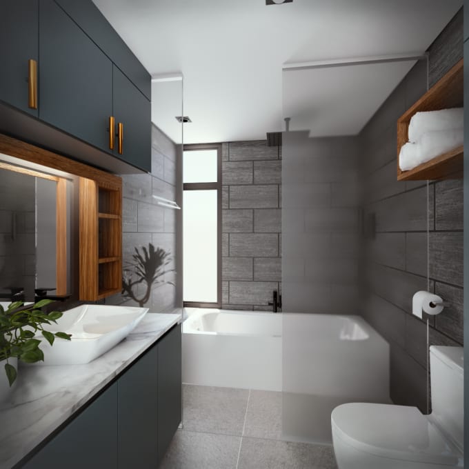 create interior 3d models and renders for you
