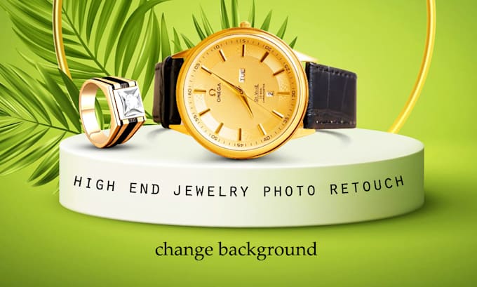 high end  jewelry image retouching best quality