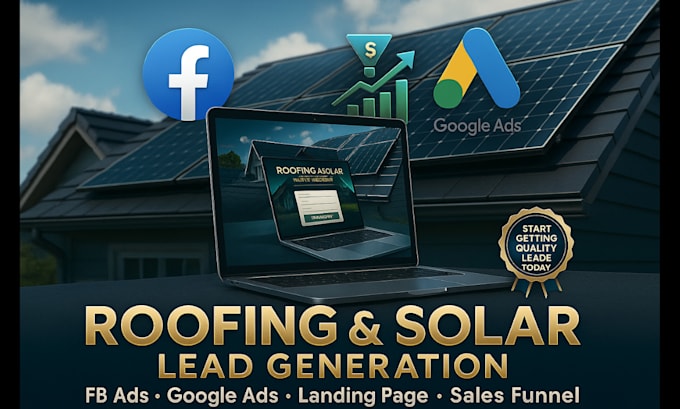 generate solar leads construction panel homeowners handyman roofing sales funnel