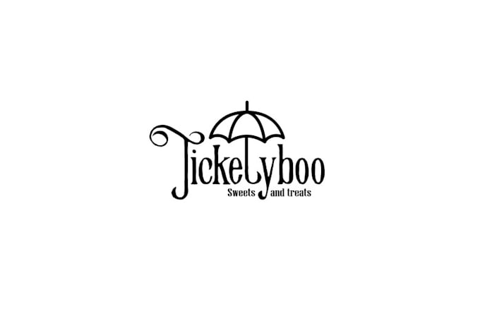 ticket boo online sweets shop logo design