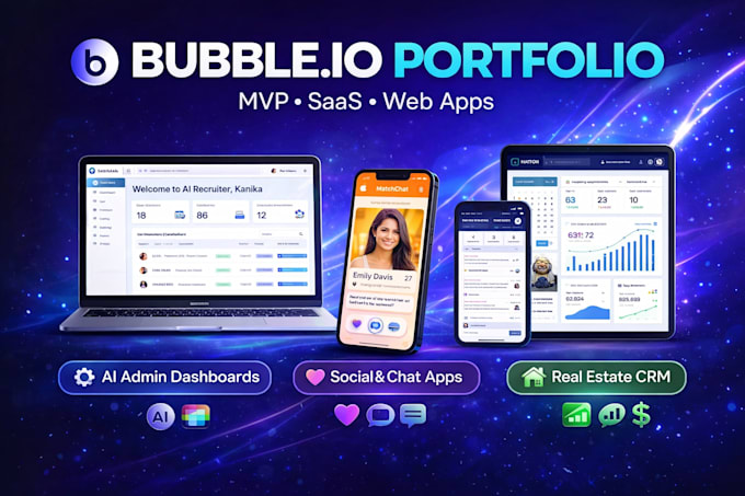 build bubble io app, bubble io mvp, bubble io saas, bubble io marketplace