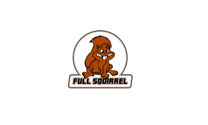 design existing amazing squirrel mascot logo