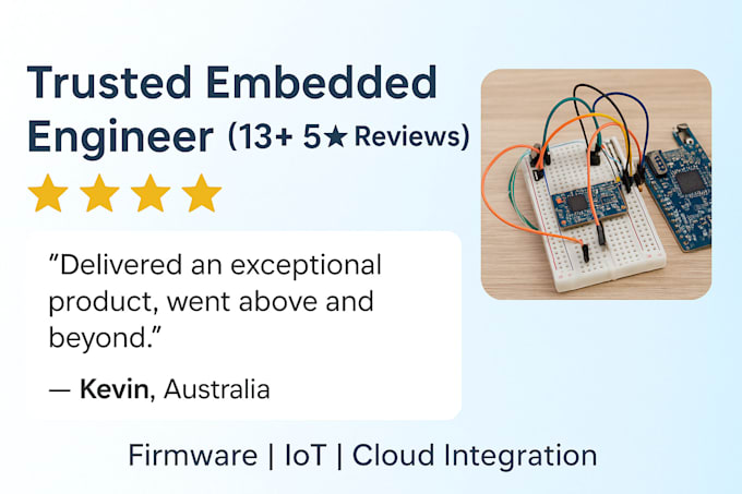 create custom iot firmware for arduino, pi, stm32, and esp32