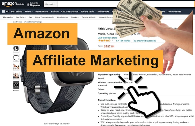 create amazon affiliate marketing website, affiliate link promotion marketing