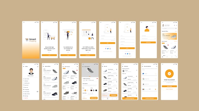 uiux design web design or mobile app design for ios, android