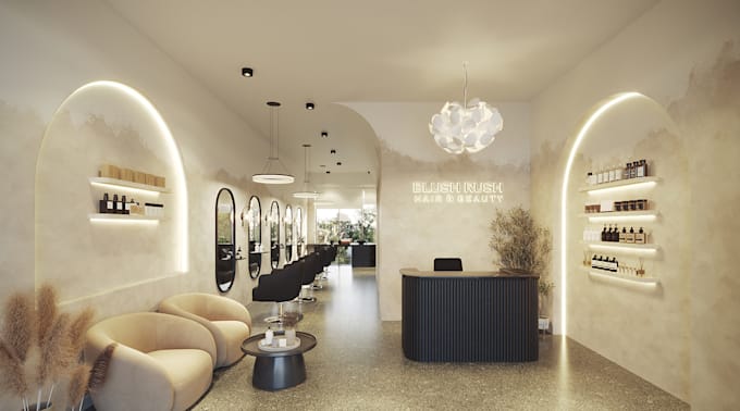 design and render your retail stores, restaurants or office interior