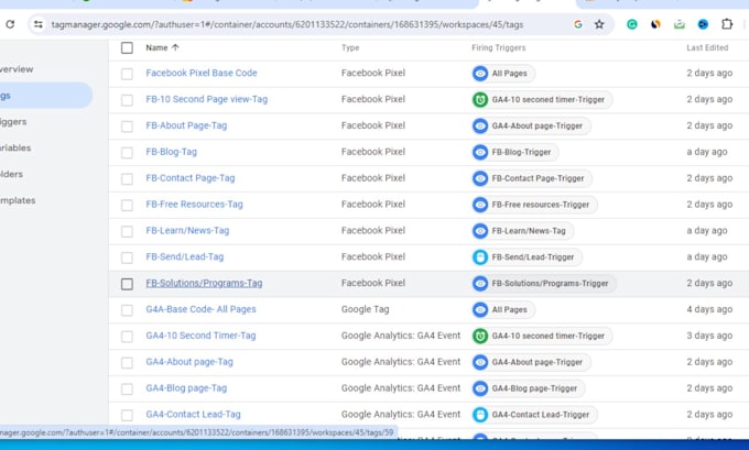 set up google analytics 4, conversion tracking, ga4 ecommerce tracking via GTM