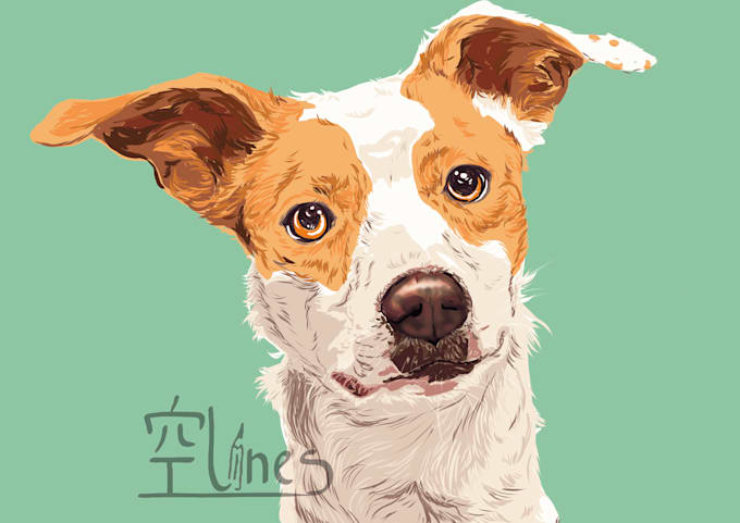 to create a portrait of your pet
