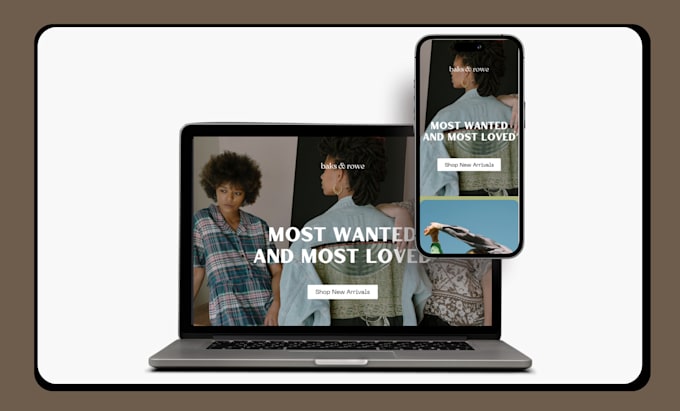 conversion optimized shopify store and ecommerce website