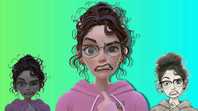 do 3d character modeling 3d character animation 3d cartoon character