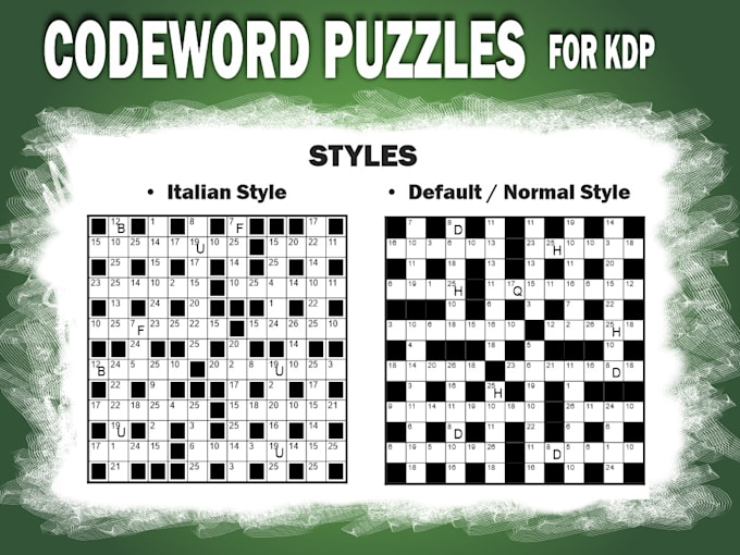 craft engaging codeword puzzles for your KDP book