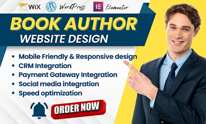 build awesome book author website, ebook website to sell your books online