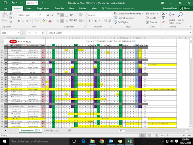 do HR payment sheets payroll and overtime sheets