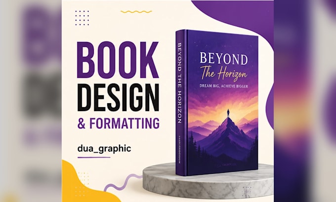 design a print ready hardcover book cover