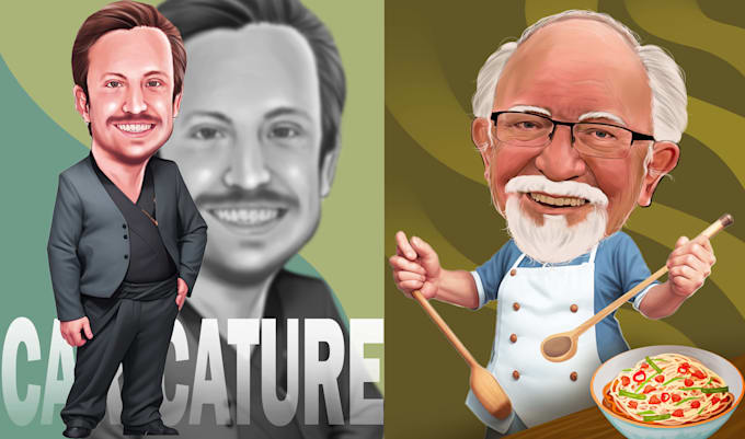 draw caricatures from your photo