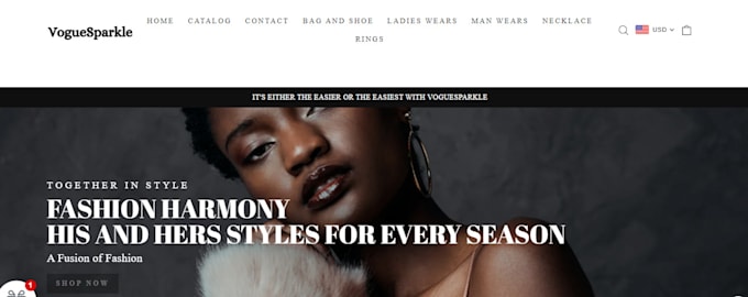 create high converting shopify dropshipping store design and redesign shopify