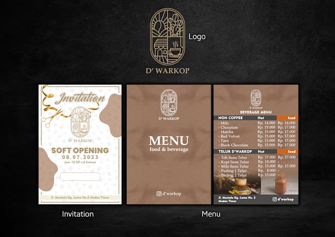 food,salon,spa flyer design, menu design