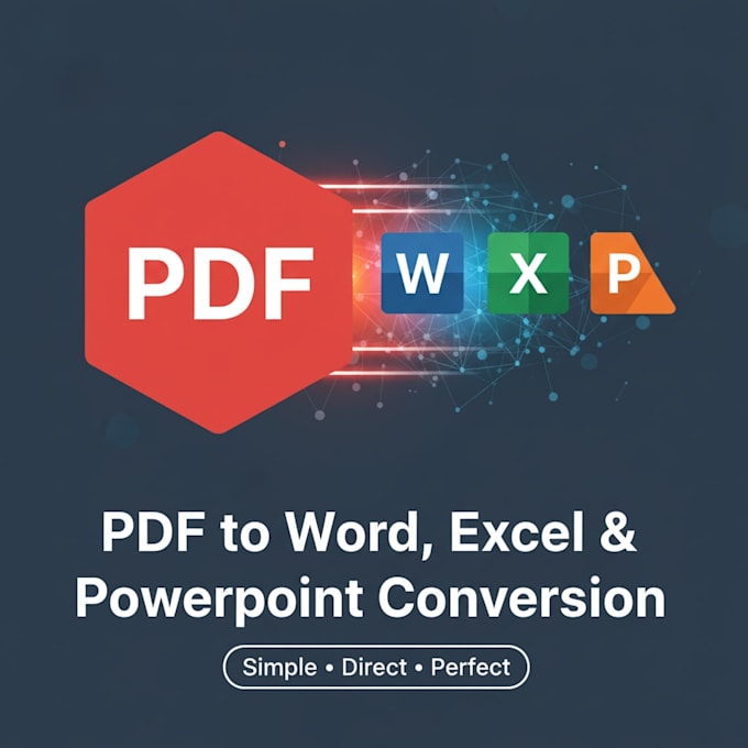 convert PDF to word, excel, and powerpoint