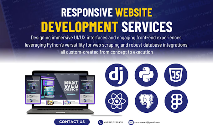 be your python developer and django expert for your web apps