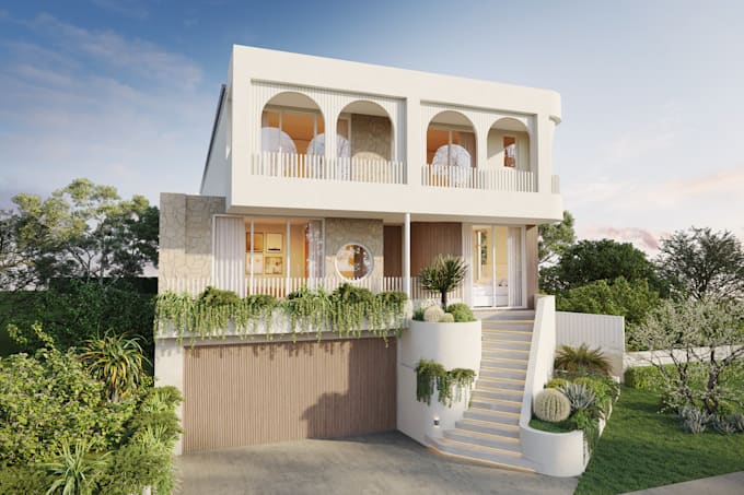 design stunning 3d exteriors and architectural renderings