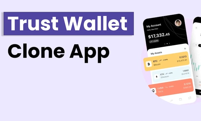 create wallet app, custom wallet app, trust wallet clone, crypto wallet app