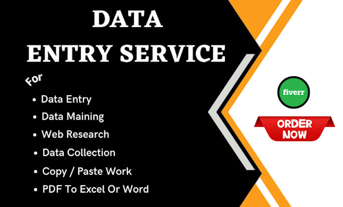 be your virtual assistant and data entry operator