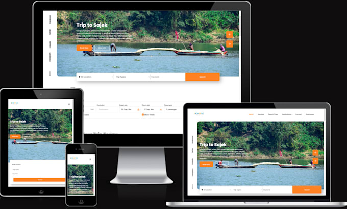 build wordpress travel agency and tour booking website