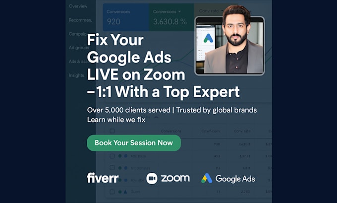 fix issues in your google ads account, campaigns live 1 on 1