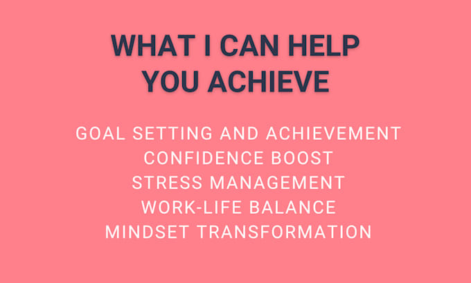 Be your life and accountability coach by Shamz sh Fiverr