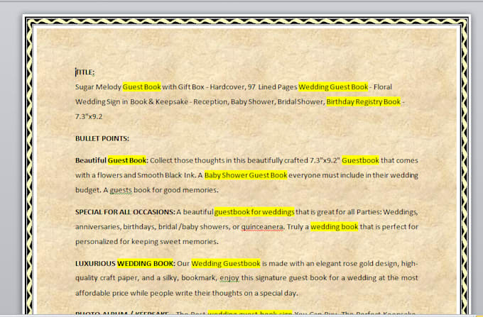 amazon listing optimization SEO keywords ranking listing