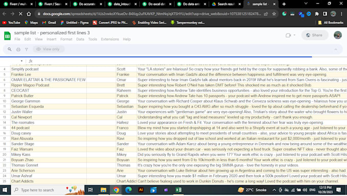 do accurate excel data entry and typing jobs in a modest price