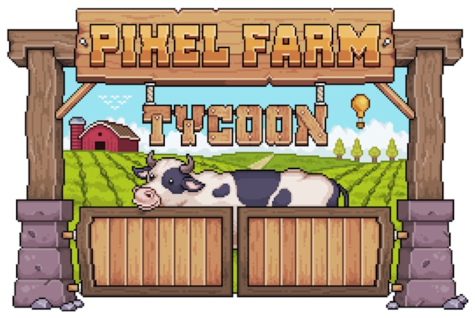 make a pixel art logo for your game or brand