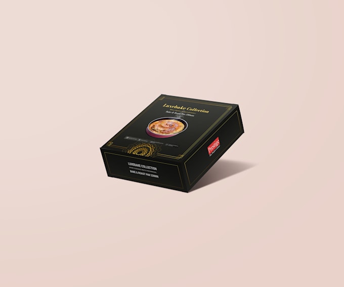 custom food packaging labels and box packaging design