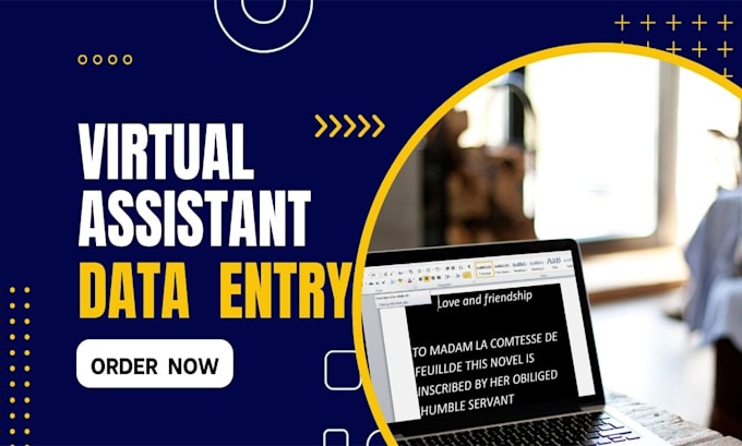 be your virtual assistant for copy paste, data entry