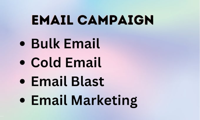 send bulk emails and email marketing services