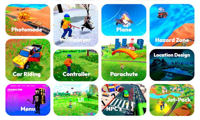 consult you and develop your unity 2d or 3d game idea