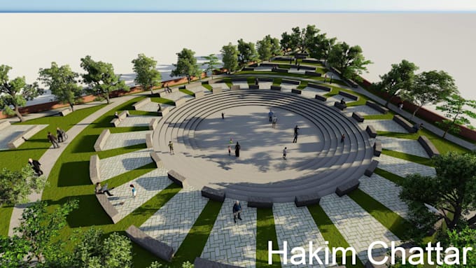 create 3d model and render images architecture project