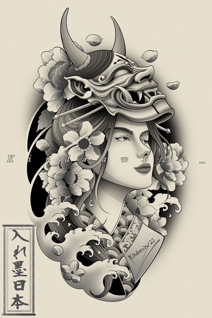 create custom tattoo designs, japanese and irezumi tattoo