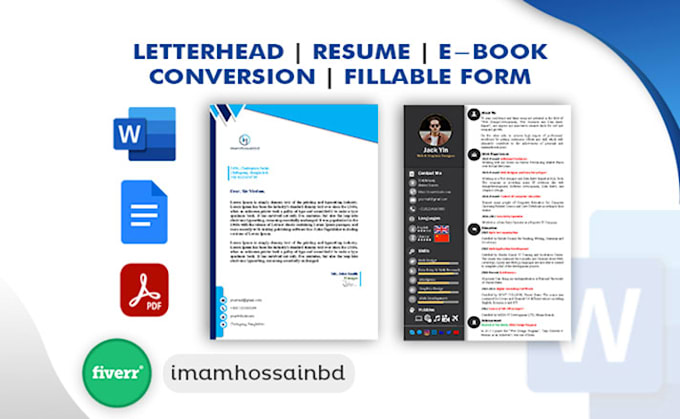 format, design and edit microsoft ms word document