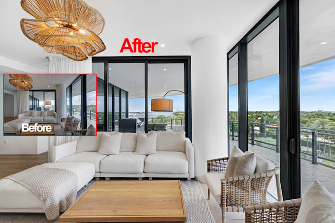 do professional hdr real estate image editing, single or multiple exposures