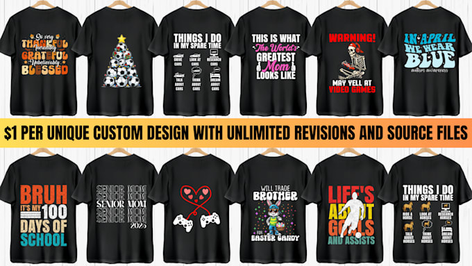 design unique t shirts for amazon merch by amazon and etsy